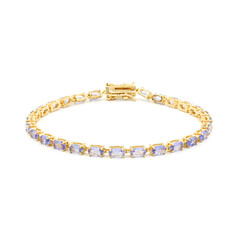 Tansanit-Silberarmband