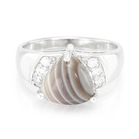 Botswana-Achat-Silberring