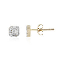 SI1 (H) Diamant-Goldohrringe