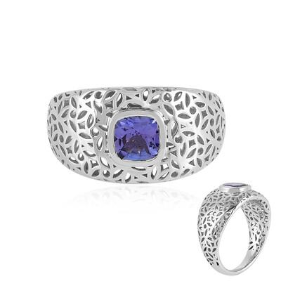 AAA-Tansanit-Goldring (Ornaments by de Melo)