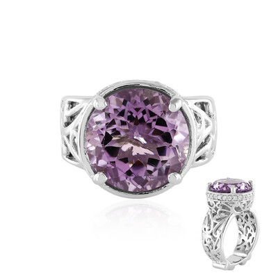 Lavendel-Amethyst-Silberring (Dallas Prince Designs)