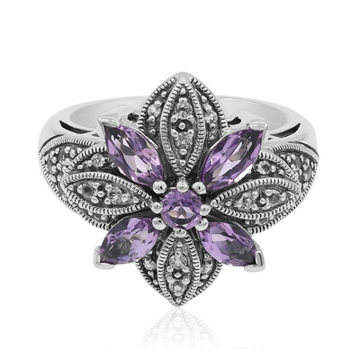 Amethyst-Silberring