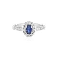 Blauer Saphir-Goldring