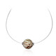 Roter Band-Achat-Halskette