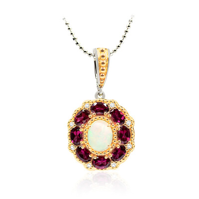 Welo-Opal-Silberhalskette (Dallas Prince Designs)