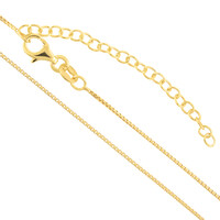 Silber-Veneziakette - 2,1 g - 38-43 cm - vergoldet