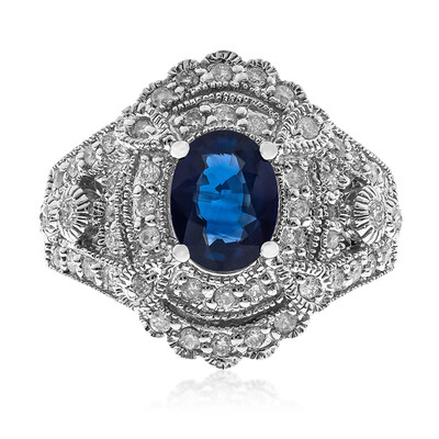 Ceylon-Saphir-Goldring (CIRARI)