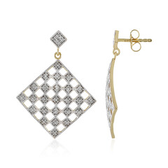 I2 (J) Diamant-Silberohrringe