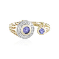 AAA-Tansanit-Goldring (Ornaments by de Melo)