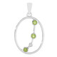Peridot-Silberanhänger (Widder)