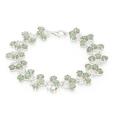 Russischer Apatit-Silberarmband