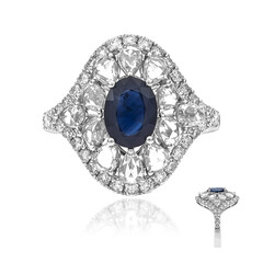 Ceylon-Saphir-Goldring (CIRARI)