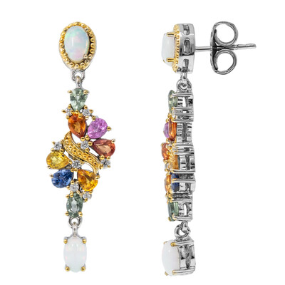 Welo-Opal-Silberohrringe (Dallas Prince Designs)