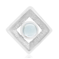 Himmelblauer Topas-Silberanhänger