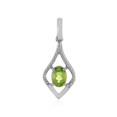 Peridot-Silberanhänger
