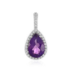 Sibirischer Amethyst-Silberanhänger