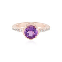 Sibirischer Amethyst-Silberring