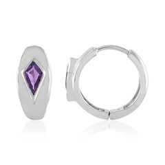 Sibirischer Amethyst-Silberohrringe (de Melo)