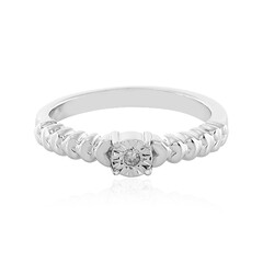 PK (J) Diamant-Silberring
