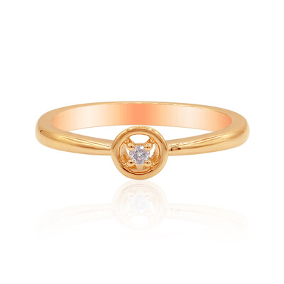 Pinkfarbener I3 Argyle-Brillant-Goldring (Mark Tremonti)