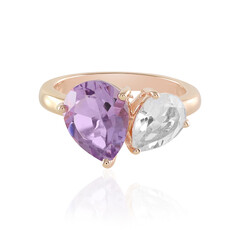 Lavendel-Amethyst-Silberring