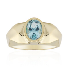 Petrolfarbener Turmalin-Goldring (Rifkind 1894 Collection)
