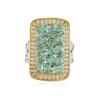 Mint-Kyanit-Silberring (Dallas Prince Designs)
