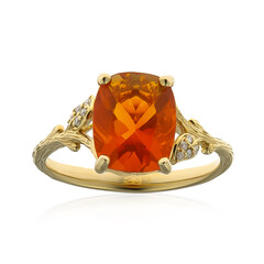 Mexikanischer Feueropal-Goldring (Smithsonian)
