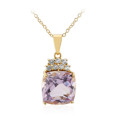 Bolivianischer Amethyst-Silberhalskette