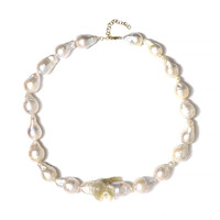 Süßwasserzuchtperlen-Goldcollier (Ornaments by de Melo)