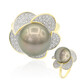 Tahitiperlen-Goldring (TPC)
