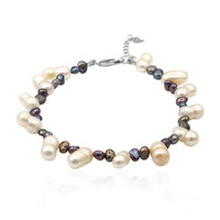 Keshi-Perlen-Silberarmband (TPC)