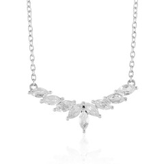 Zirkon-Silbercollier