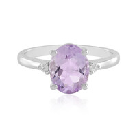 Lavendel-Amethyst-Silberring