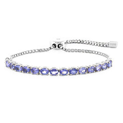 Tansanit-Silberarmband
