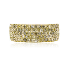 SI2 Fancy-Diamant-Goldring (CIRARI)