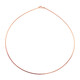 Silber-Schlangenkette - 45 cm - 6,518 g - rosévergoldet (MONOSONO COLLECTION)