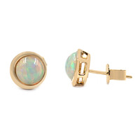 Welo-Opal-Goldohrringe