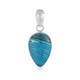Blauer Atacama-Opal-Silberanhänger
