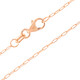Roségold-Ankerkette - 50 cm - 1,18 g