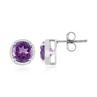 Uruguay-Amethyst-Silberohrringe