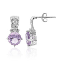 Amethyst-Silberohrringe