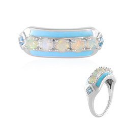 Welo-Opal-Silberring