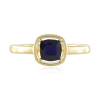 Blauer Madagaskar-Saphir-Silberring