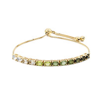 Edelstein-Silberarmband