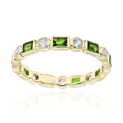 Russischer Diopsid-Goldring