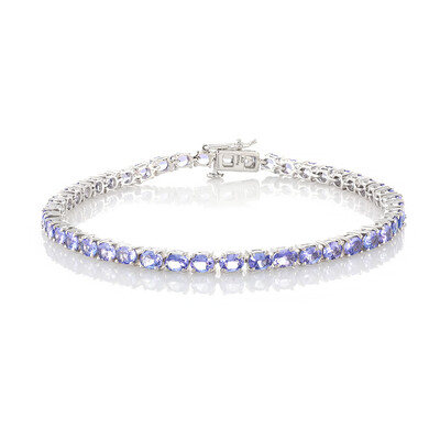 Tansanit-Silberarmband