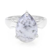 Dendriten-Achat-Silberring