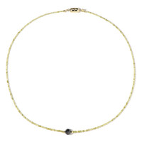 Diamant-Goldhalskette (Adela Gold)