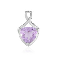 Lavendel-Amethyst-Silberanhänger